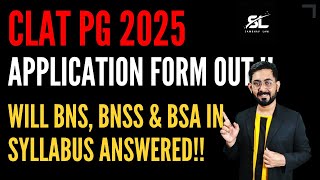 CLAT PG 2025 Dates Announced  CLAT PG 2025 Admission Notification Launched  CLAT LLM 2025 Books [upl. by Ahsak]