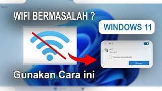 Tips Mengatasi Wifi Pada Laptop Windows 11 Tidak Berfungsi Terbaru 2023 [upl. by Ociredef528]