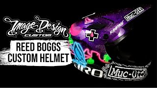 Reed Boggs  Red Bull Rampage Custom Helmet  Image Design Custom [upl. by Tilney]