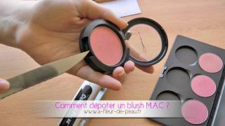 Comment dépoter un blush MAC [upl. by Adiaz128]