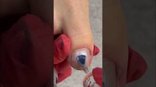 I used the nail polishes Polar Coconut milk and France pedicure nails asmr fyp [upl. by Olympie]