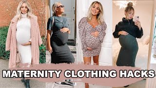 MATERNITY CLOTHING HACKS  Lucy Jessica Carter [upl. by Hunsinger]