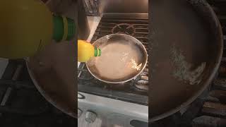 Stainless steel frying pan clean Baking soda didnt work so trying lemon juice [upl. by Karolyn863]