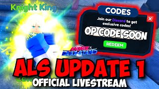 OP CODE Anime Last Stand Update 1 Official Livestream amp Update Countdown [upl. by Sherlock590]