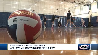 New Hampshire high school volleyball growing in popularity [upl. by Noxin]