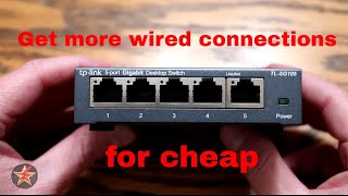 TPLink 5 Port Gigabit Ethernet Network Switch TLSG105 Review [upl. by Akciret]