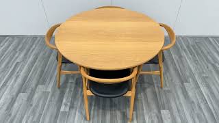 Hans Wegner oak dining set for Getama [upl. by Nitin]