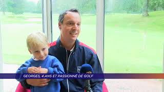 Yvelines  Georges 4 ans et passionné de golf [upl. by Wenger323]