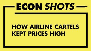 Econ Shots1 How Airline Cartels Kept Prices High [upl. by Lorien895]