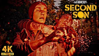 Delsin Gets Smoke Powers Good Karma  inFAMOUS Second Son 4K 60FPS HDR [upl. by Erdnael599]