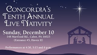 2023 Concordia Live Nativity [upl. by Garfinkel998]