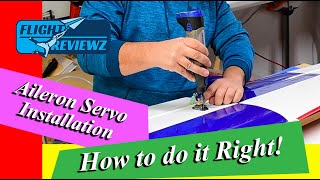 Aileron Servo Installation Secrets Pro Tips [upl. by Rebekkah]