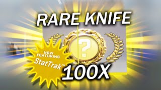 I opened 100 Gamma cases and got a RARE KNIFE [upl. by Cheung725]