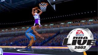 NBA LIVE 2002 Full Gameplay [upl. by Einapets]