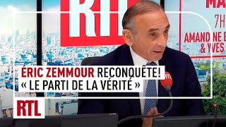 Eric Zemmour  quotReconquête nest pas une filiale du Rassemblement nationalquot [upl. by Ahtoelc]