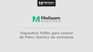 Dispositivo Puffer para Control del Polvo Químico de extintores matafuegos [upl. by Nosduh182]