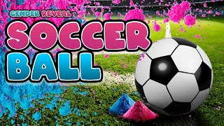 HOW TO Gender Reveal Soccer Ball  Box Opening [upl. by Naeloj]