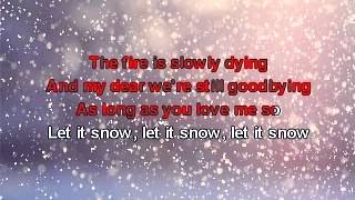 Karaoke  Frank Sinatra  Let it Snow by 212 avi [upl. by Nhar]