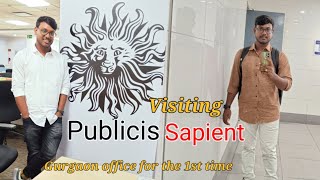 Publicis Sapient Office Party🥳🎉  First flight ✈️ Of My Life  Visiting PS Office First Time Vlog [upl. by Myles]