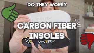 Do Carbon Fiber Insoles Work VKTRY Insole Review  RunToTheFinish [upl. by Cissy908]