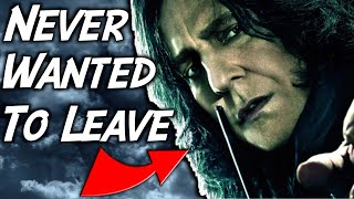 Why Snape Never Wanted To Leave The Death Eaters [upl. by Sorensen849]