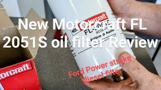 New Motorcraft FL2052S oil filter Review [upl. by Wilkison]