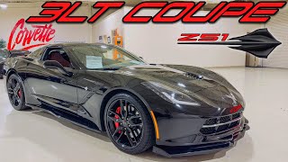 Black Beauty 2017 C7 Z51 Stingray at Corvette World [upl. by Atsillac691]