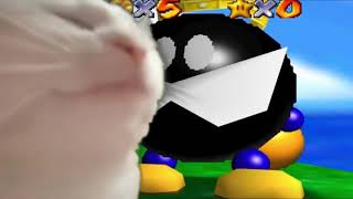 Cat Vibing to Mario  Bomb Omb Battlefield [upl. by Enamrahc]