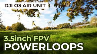 Autumn Powerloops end with crash  iFlight AOS 35inch v5 DJI O3 Air Unit FPV drone fpv drone [upl. by Colton]