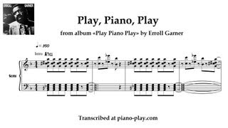 Erroll Garner  Play Piano Play  Album Play Piano Play transcription [upl. by Sacken]