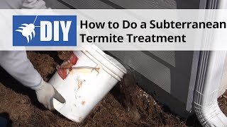 How To Do a Subterranean Termite Treatment [upl. by Sicnarf]