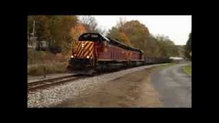 Allegheny Valley Railroad AVR1 Evans City to Glenwood Pa [upl. by Relyt]