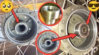 How to manufacture motorcycle broken hubMotorcycle broken hub repair kasa kra [upl. by Druce]