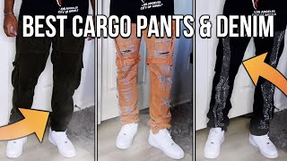 STREETWEAR ESSENTIALS BEST CARGO PANTS amp DENIM UNDER 50  Mnml Haul [upl. by Ushijima]