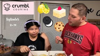 Crumbl Cookies of the Week review September 914 [upl. by Atsilac]