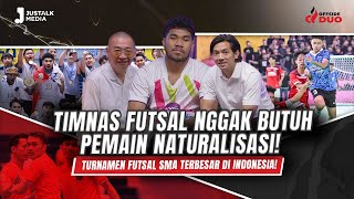 OFFSIDE DUO 198  TIMNAS FUTSAL NGGAK BUTUH NATURALISASI TURNAMEN FUTSAL SMA TERBESAR DI INDONESIA [upl. by Ioves857]