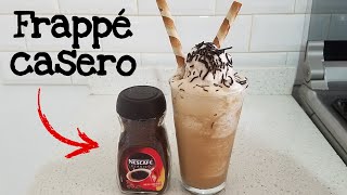 FRAPPÉ DE CAFÉ fácil y delicioso frappe nescafe [upl. by Eibber992]