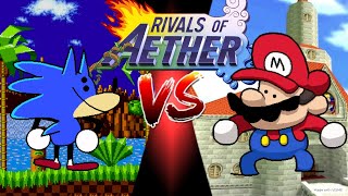 Rivals of Aether Speedrunner Mario vs Chilidogs [upl. by Annay]