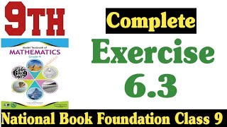 Class 9 Maths Chapter 4 Exercise 46  exercise 46 class 9 maths nbf new book  fazal academy [upl. by Amaral372]