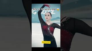 kamilavalieva🇷🇺⛸️ figureskating iceskating olympic [upl. by Ilhsa]