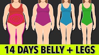 2 Weeks Belly Fat  Leg Fat Workout Target and Reduce [upl. by Wain]