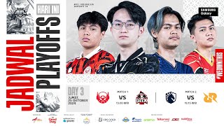 🔴 LIVE  MPL ID S14  Playoffs Hari 3  Bahasa Indonesia [upl. by Marcile]