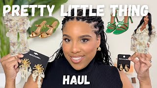 PRETTY LITTLE THING SUMMER SALE HAUL Plus Size amp Curvy Fashion  Accessories [upl. by Hannon]