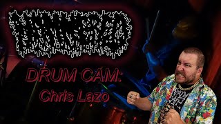 HAMMERED  Blistering Texas Death Metal Grindcore  Chris Lazo Drum Cam  Live at 1810 Ojeman [upl. by Beatty]