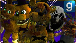 Gmod FNAF  Review  Brand New Final Nights 4 Chasing Nextbots [upl. by Catarina]