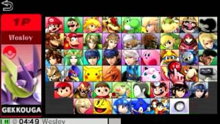 Super Smash Bros 4 All Characters And Alternate Costumes  Colors 3DSWII U [upl. by Yhcir973]