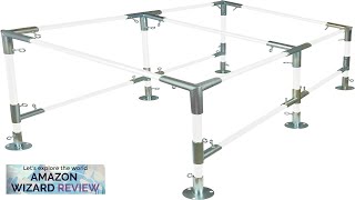 10 x 20 Slope Leanto Canopy Fittings Kits DIY Metal Carport Frame Review [upl. by Belamy]