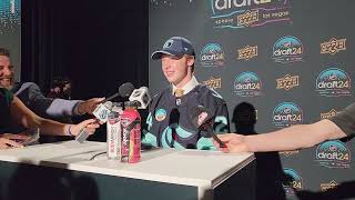 Berkly Catton Seattle Kraken Full PostDraft Media Availability [upl. by Rothenberg969]