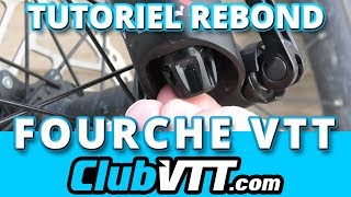 Fourche vtt  tutoriel réglage du rebond et conseils  598 [upl. by Ko428]