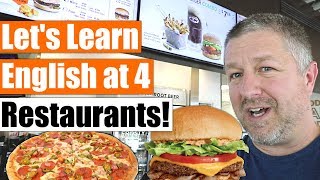 How to Order Food at a Restaurant in English [upl. by Akeihsal]